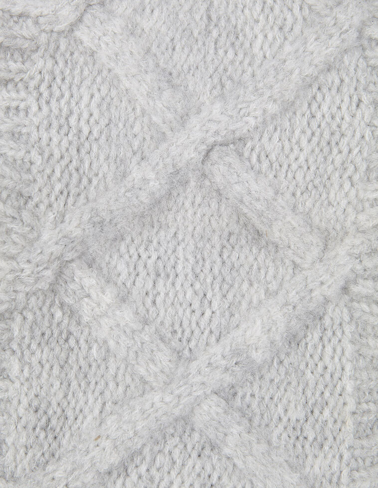 Écharpe en tricot courte